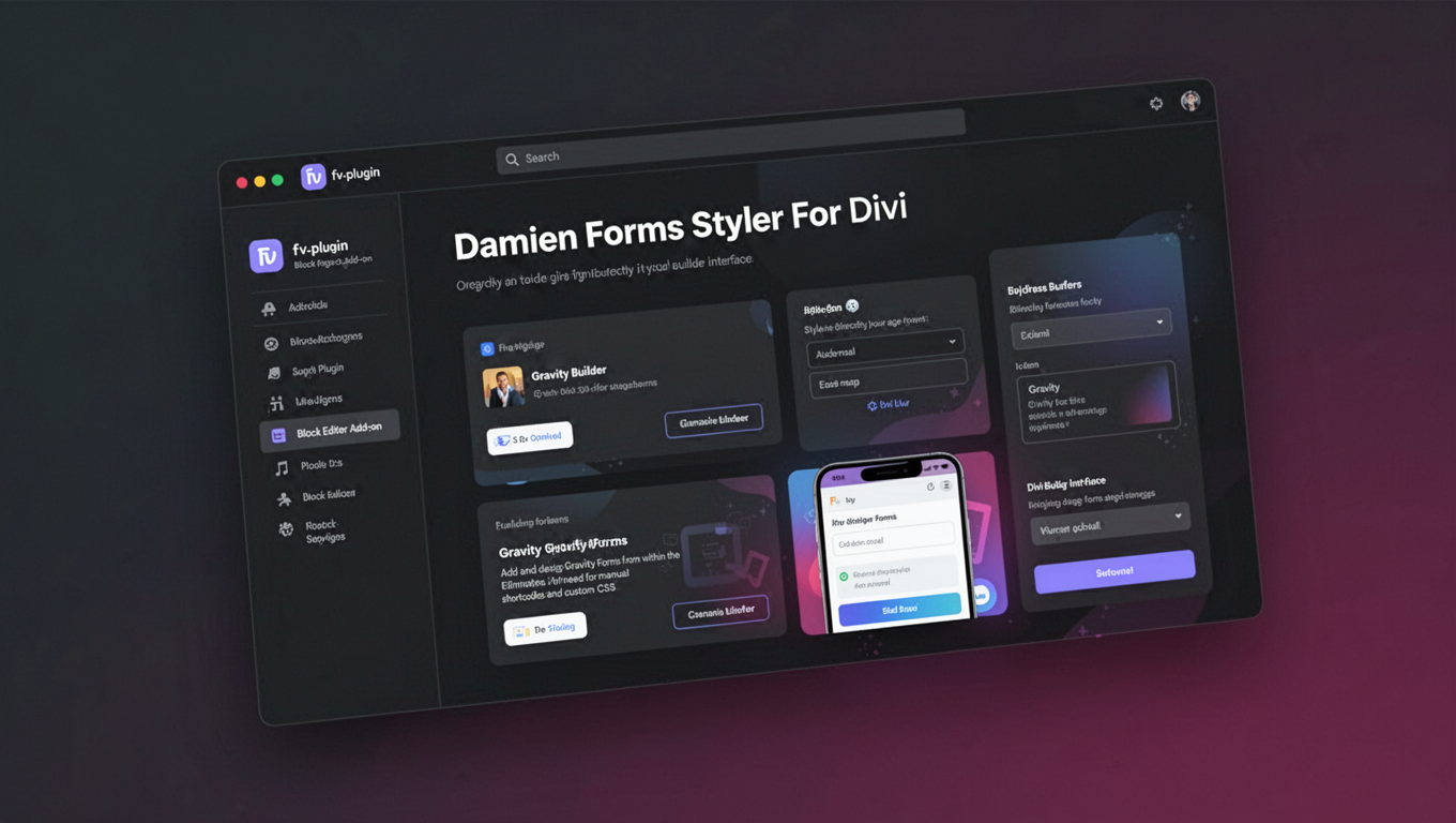 Preview of Damien Forms Styler For Divi