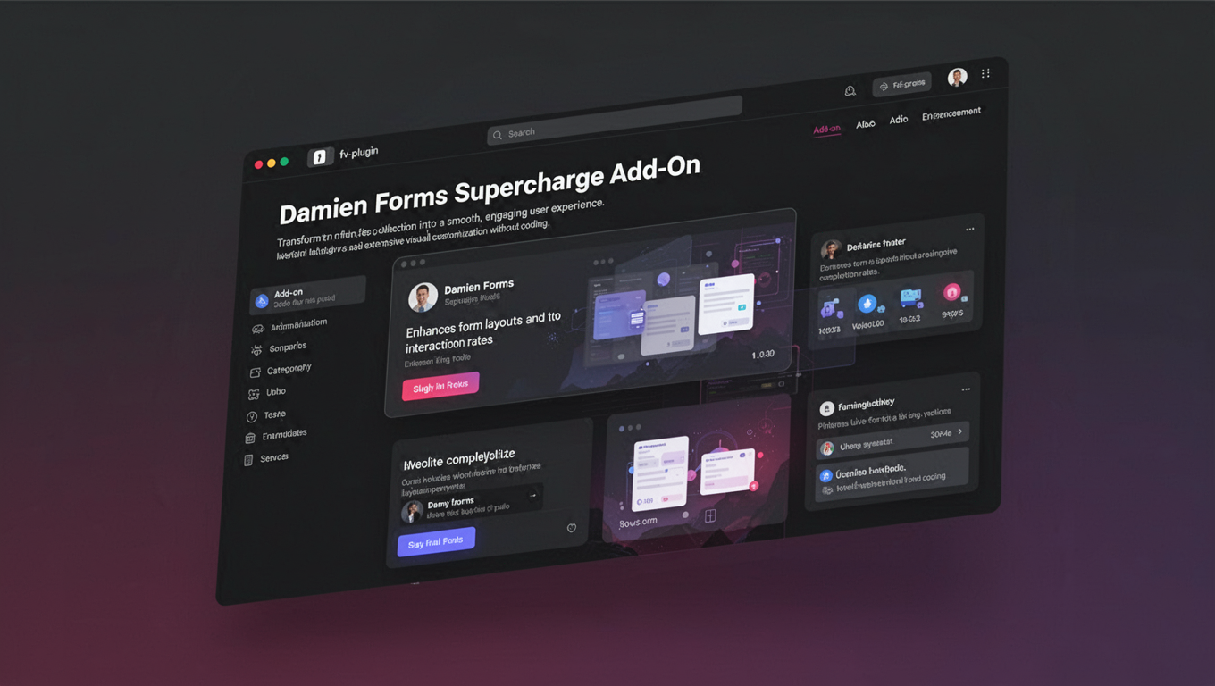 Preview of Damien Forms Supercharge Add-On