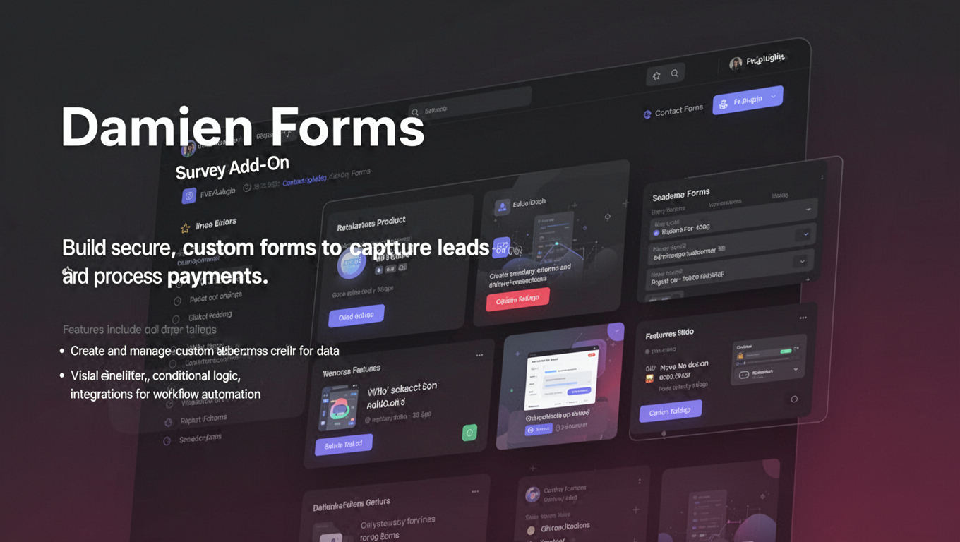 Preview of Damien Forms Survey Add-On