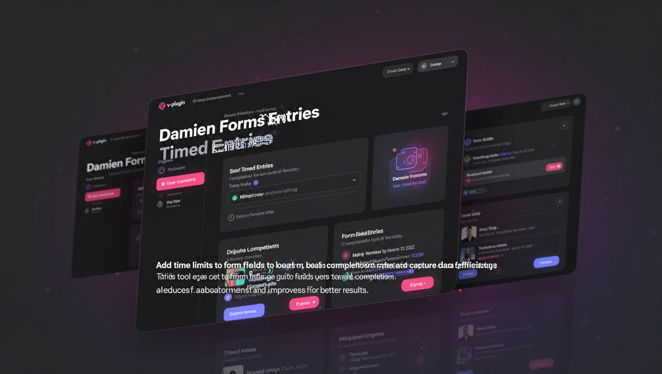 Preview of Damien Forms Timed Entries