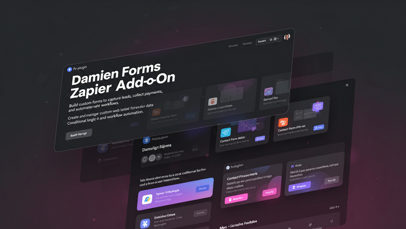 Preview of Damien Forms Zapier Add-On