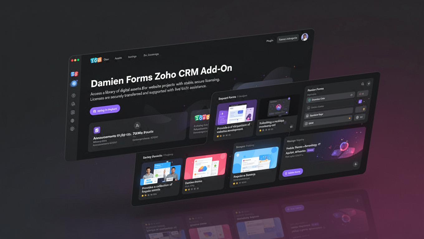 Preview of Damien Forms Zoho CRM Add-On