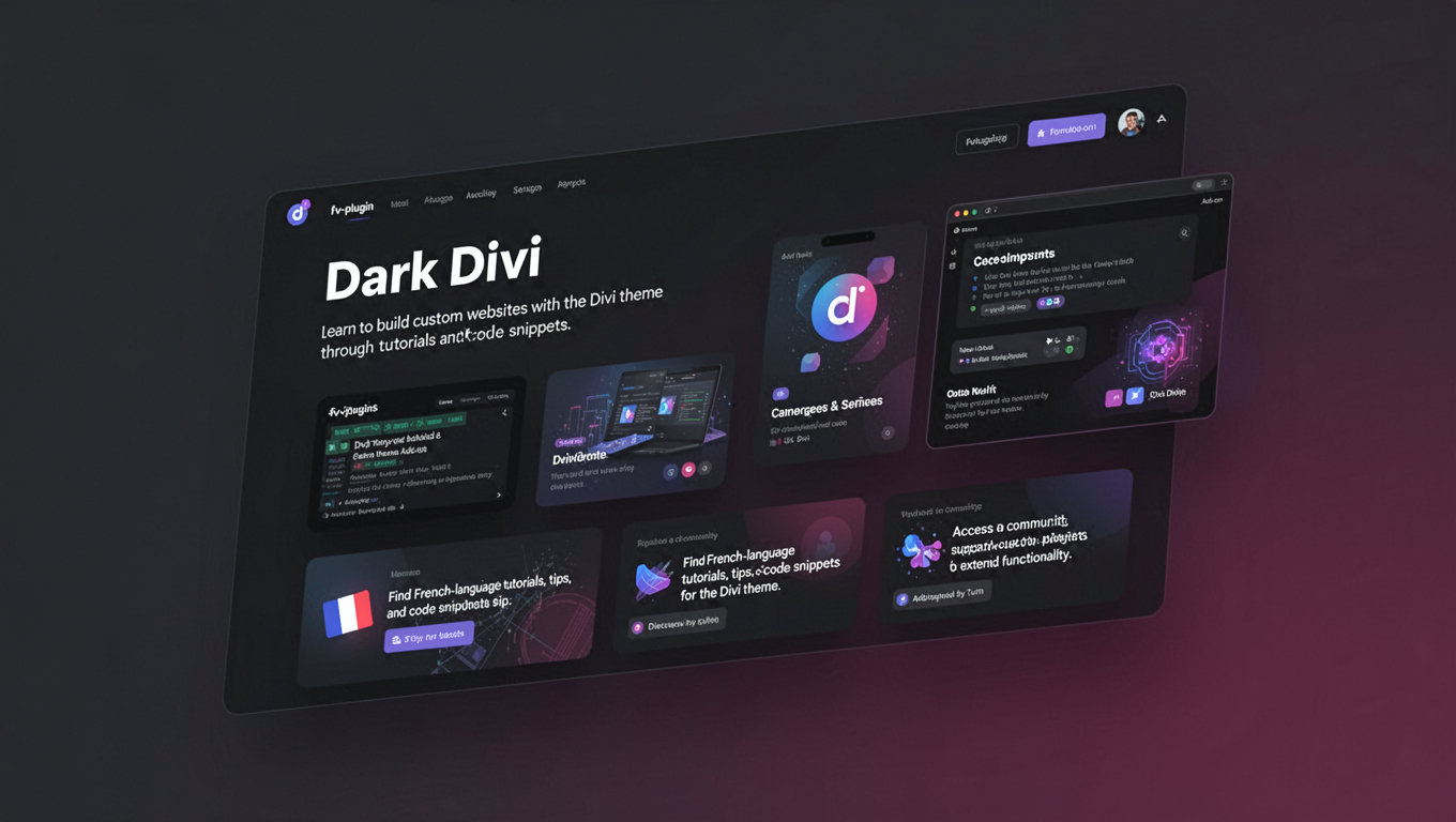 Preview of Dark Divi