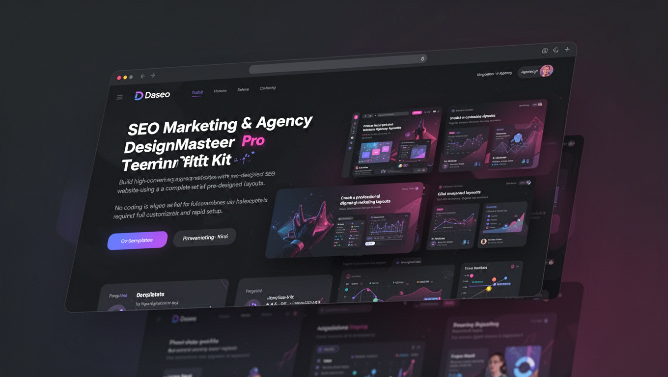 Preview of Daseo - SEO Marketing & Agency DesignMaster Pro Temoplate Kit