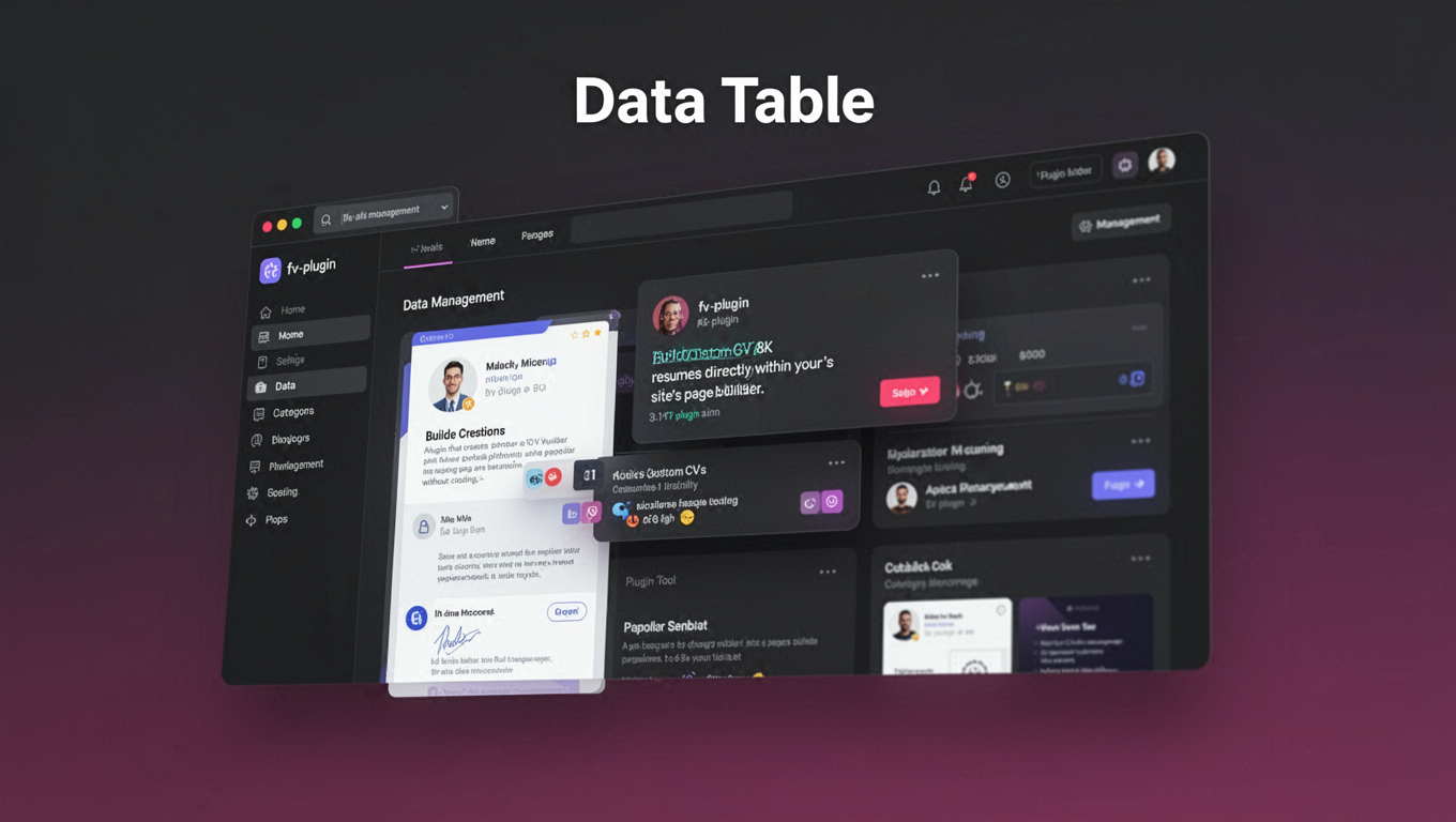 Preview of Data Table