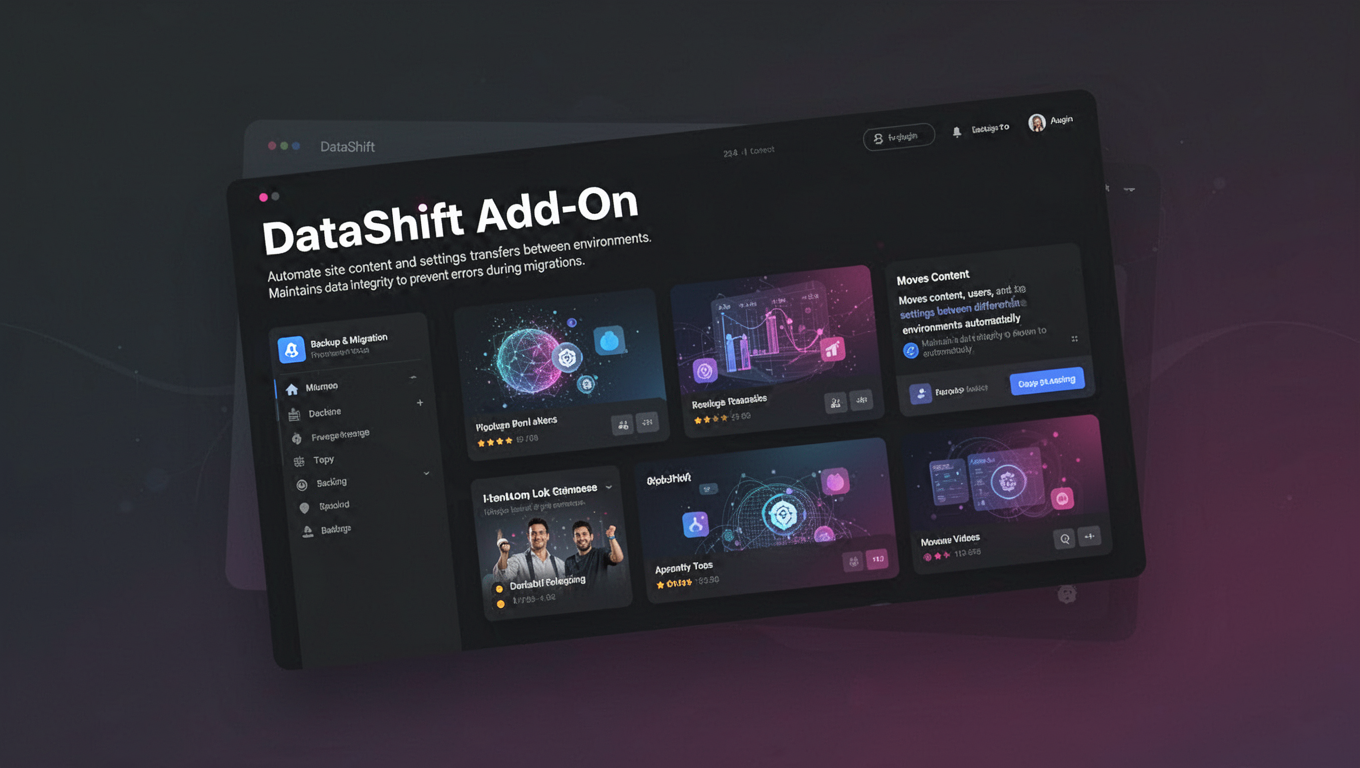 Preview of DataShift Add-On