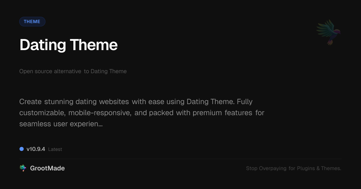 Preview of Dating Theme