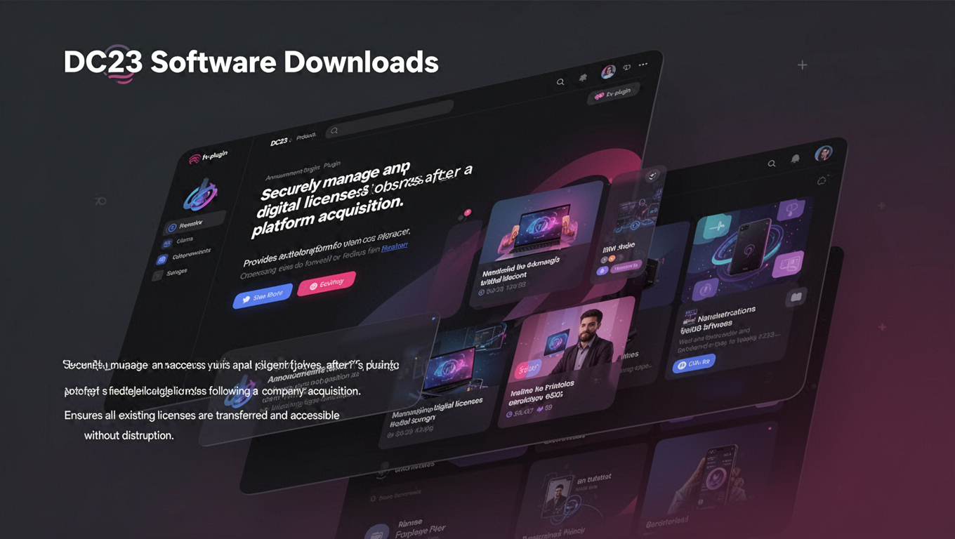 Preview of DC23 Software Downloads