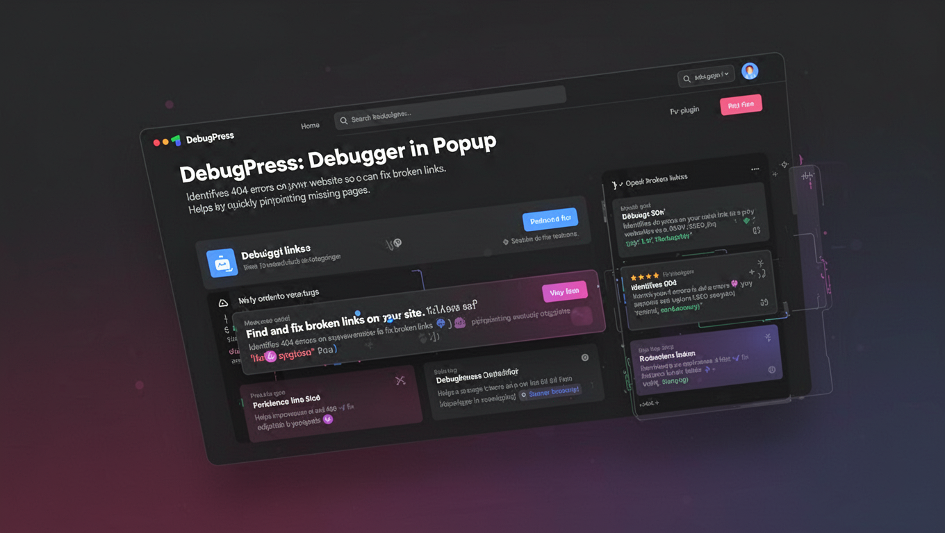 Preview of DebugPress: Debugger in Popup