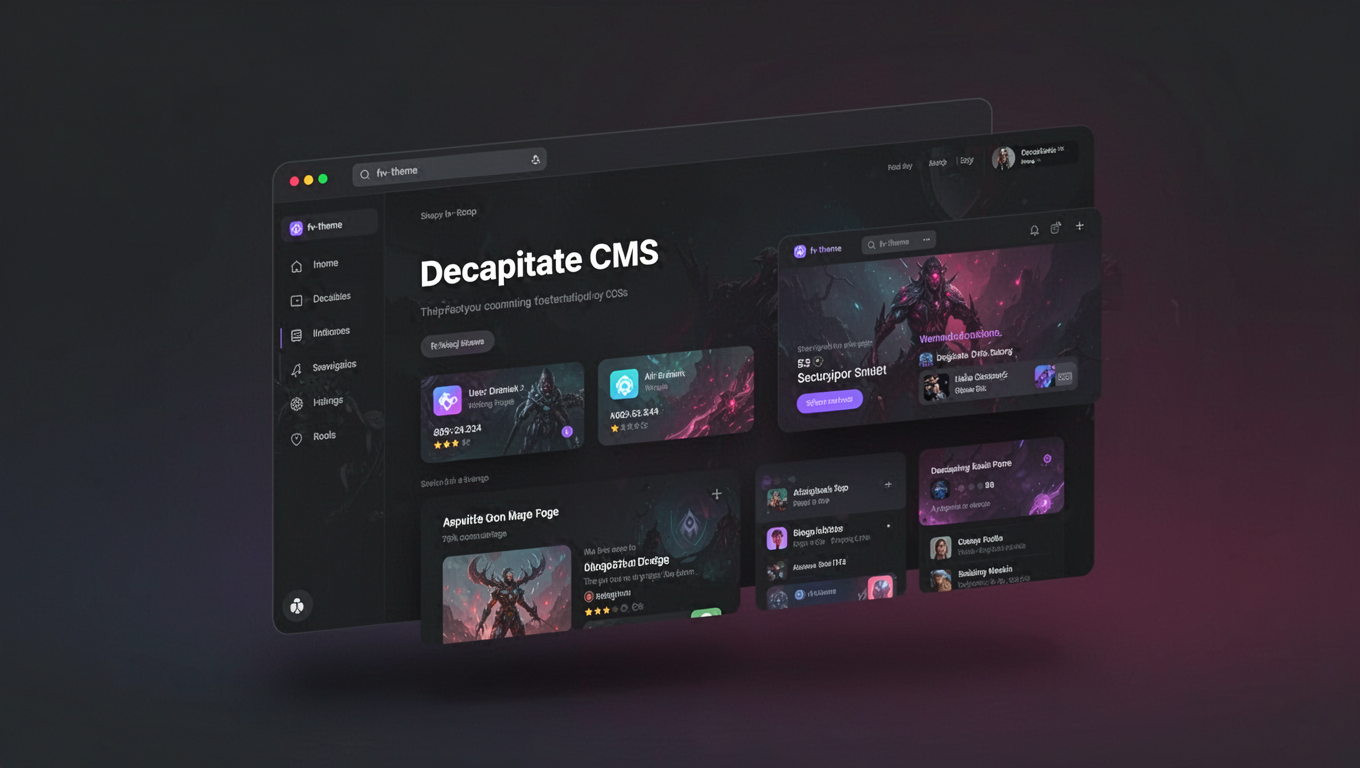 Preview of Decapitate CMS