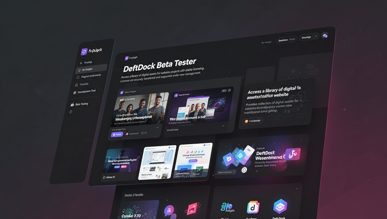 Preview of DeftDock Beta Tester