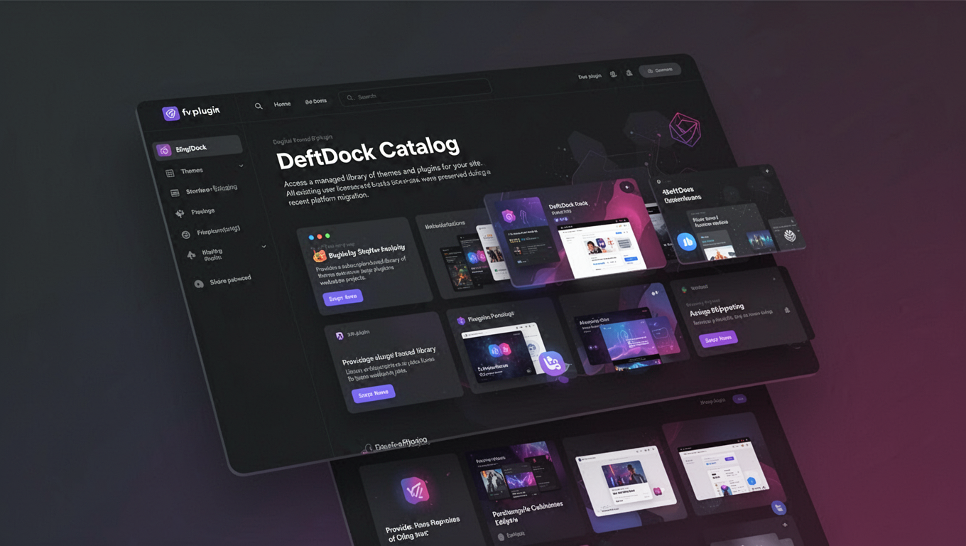 Preview of DeftDock Catalog