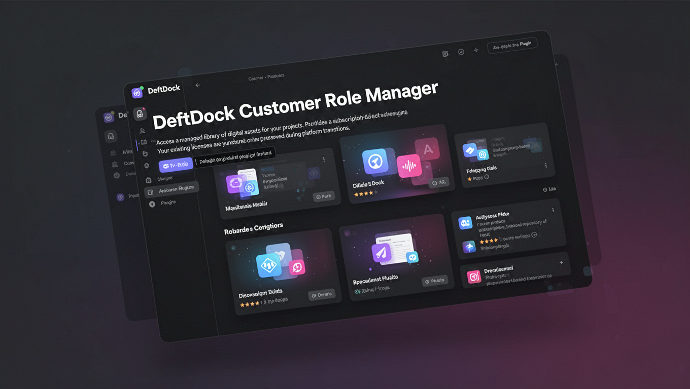 Preview of DeftDock Customer Role Manager