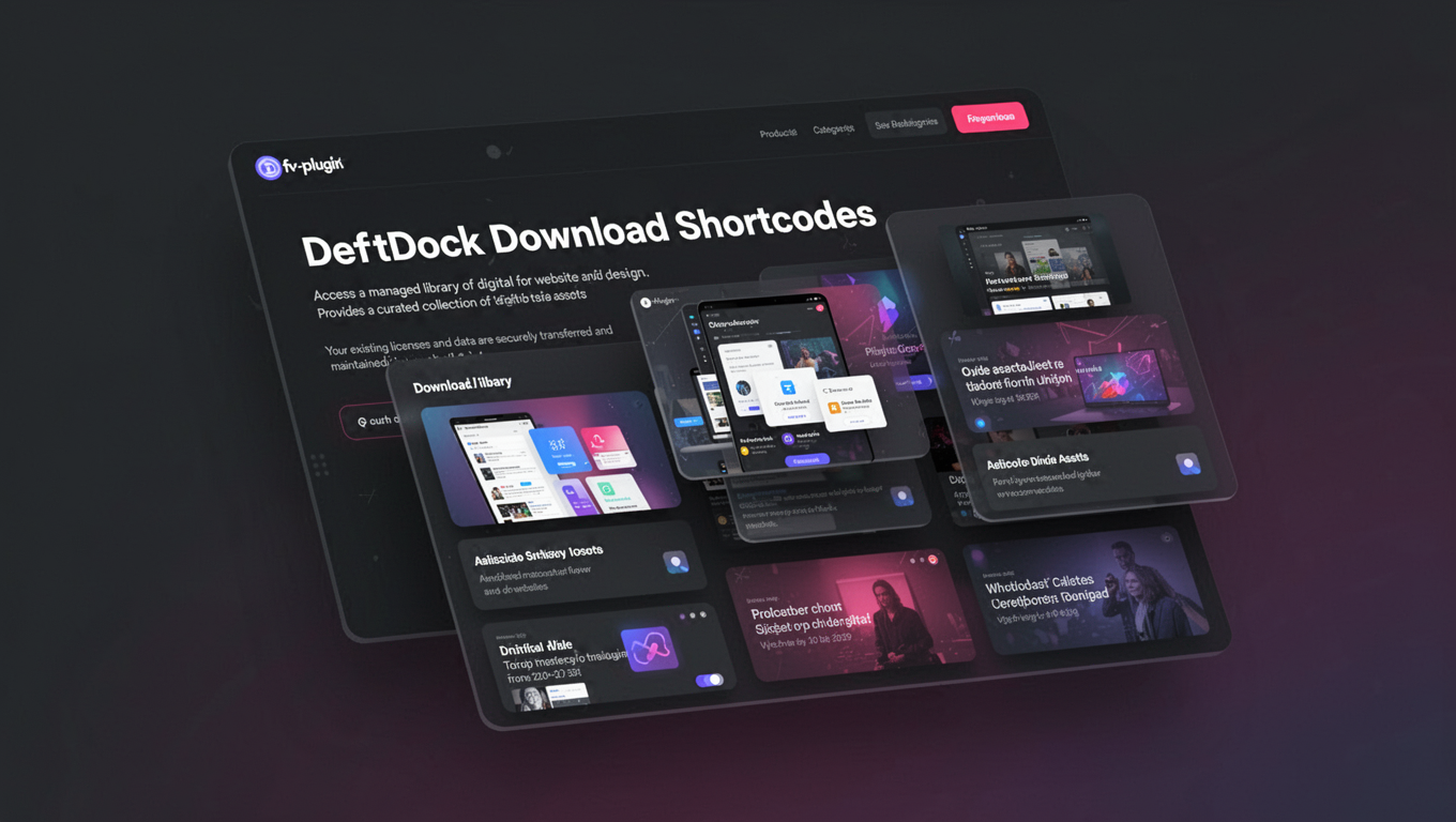Preview of DeftDock Download Shortcodes