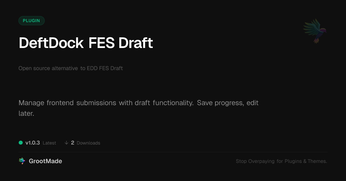 Digital Delivery Pro FES Draft