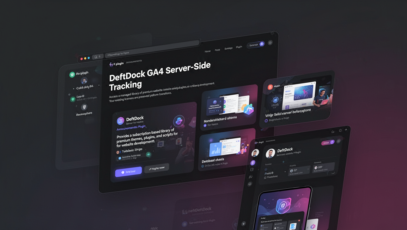 Preview of DeftDock GA4 Server-Side Tracking