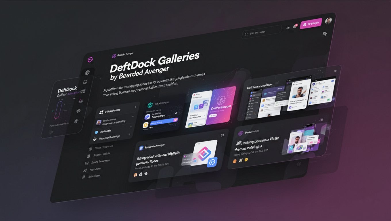 Preview of DeftDock Galleries by Bearded Avenger