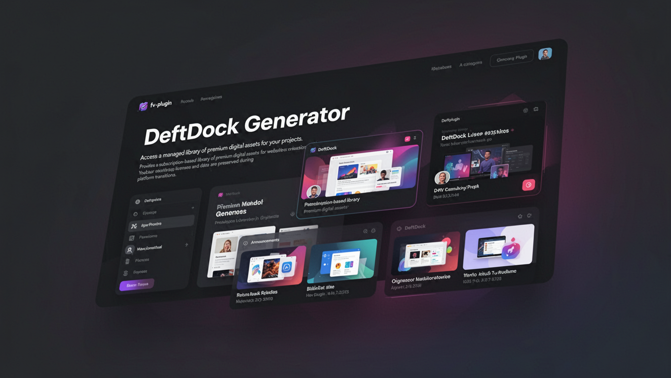 Preview of DeftDock Generator