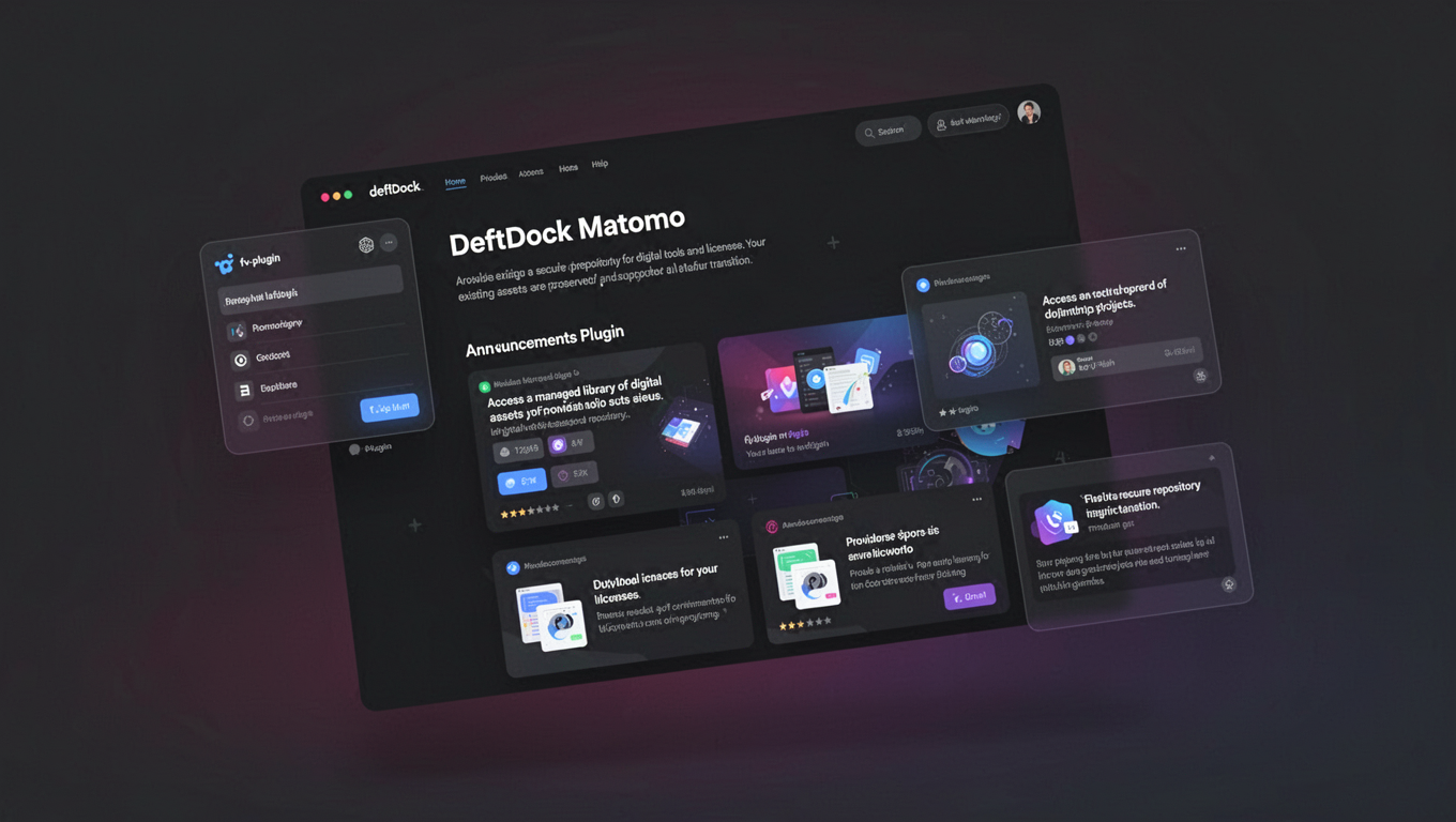 Preview of DeftDock Matomo