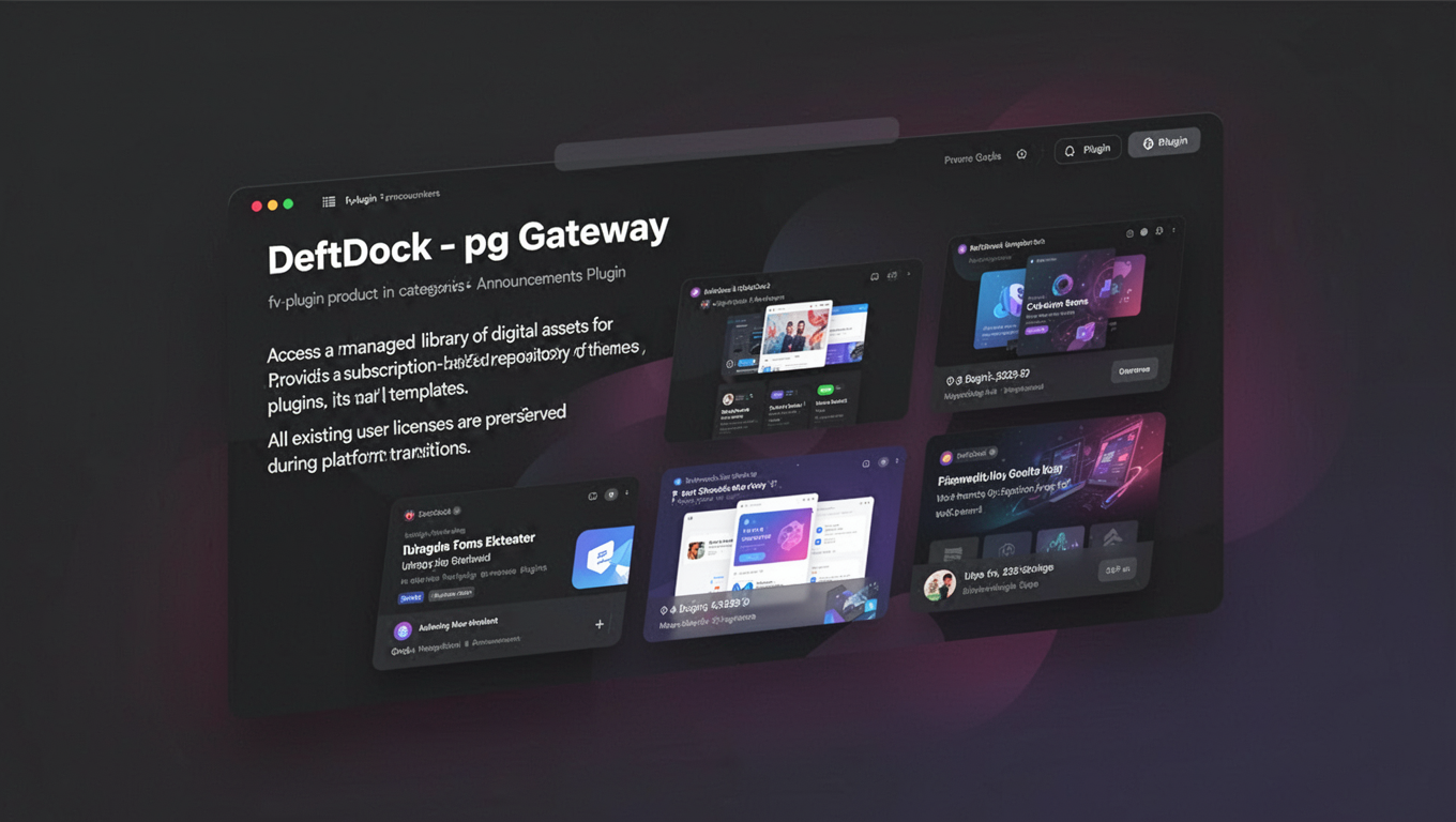 Preview of DeftDock - pg Gateway