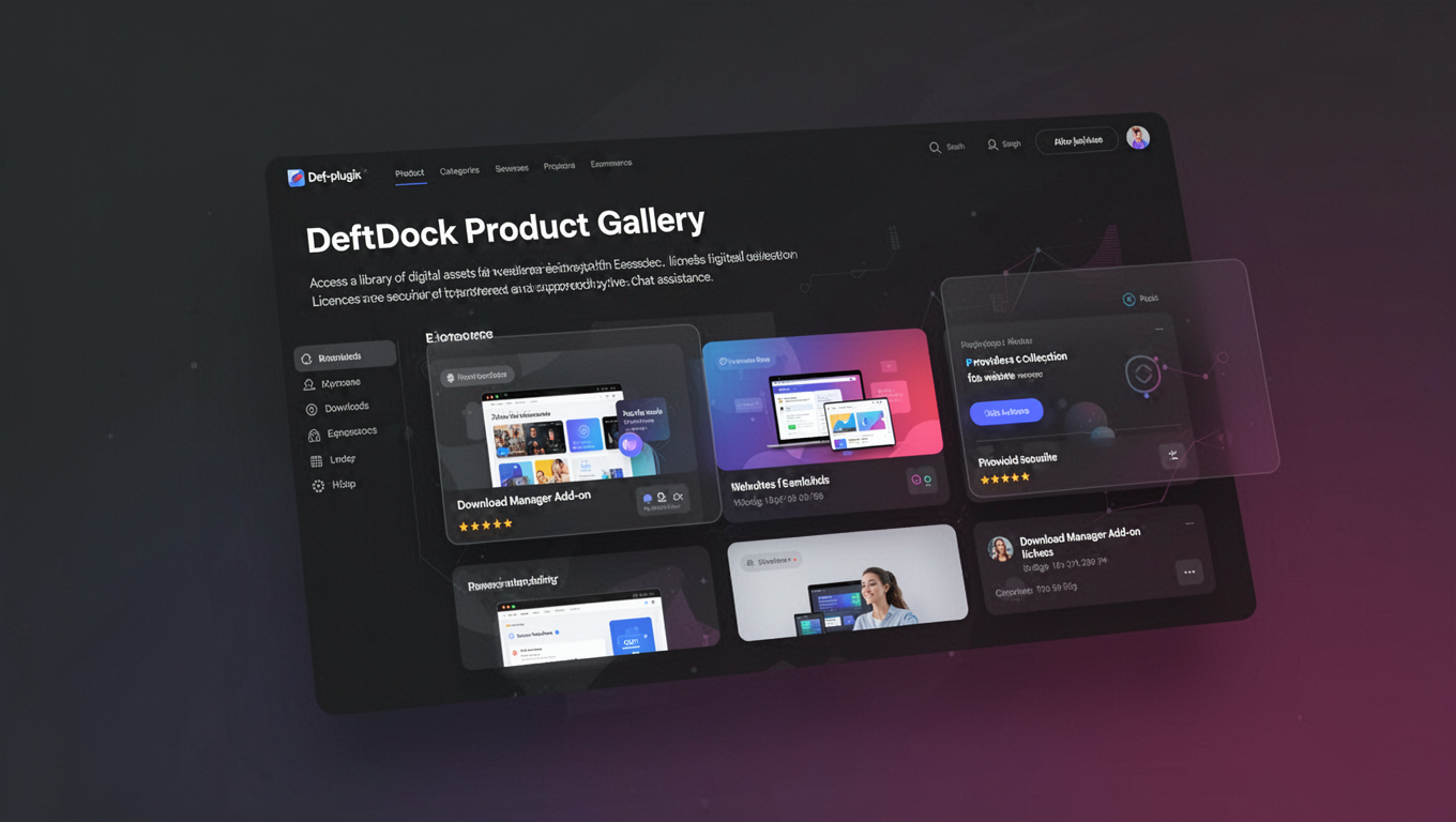 Preview of DeftDock Product Gallery