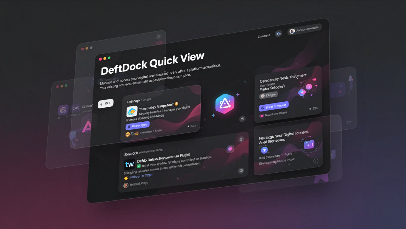Preview of DeftDock Quick View