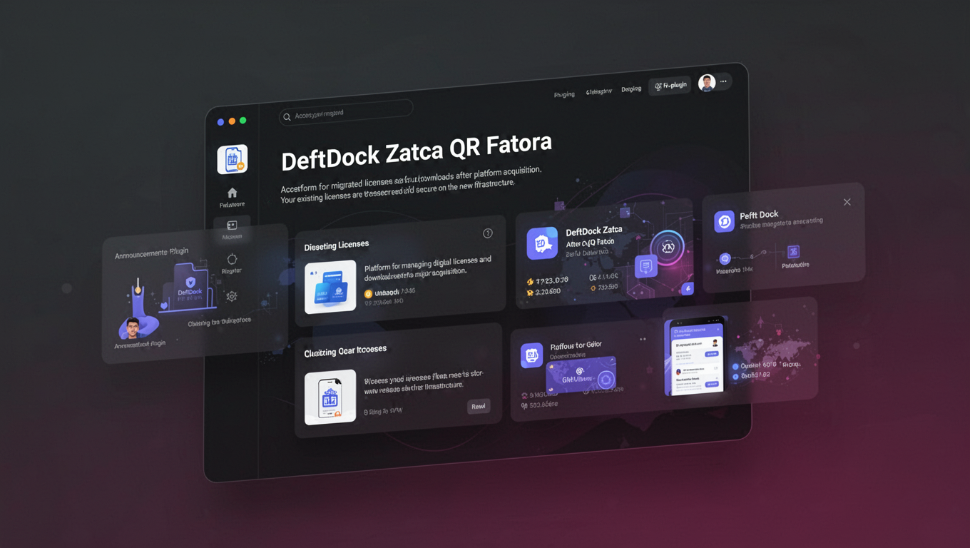Preview of DeftDock Zatca QR Fatora