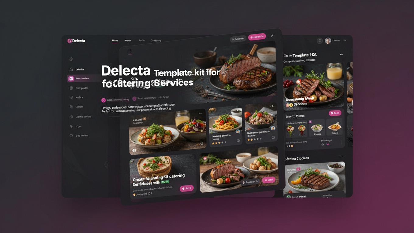 Preview of Delecta - Template kit for Catering Services