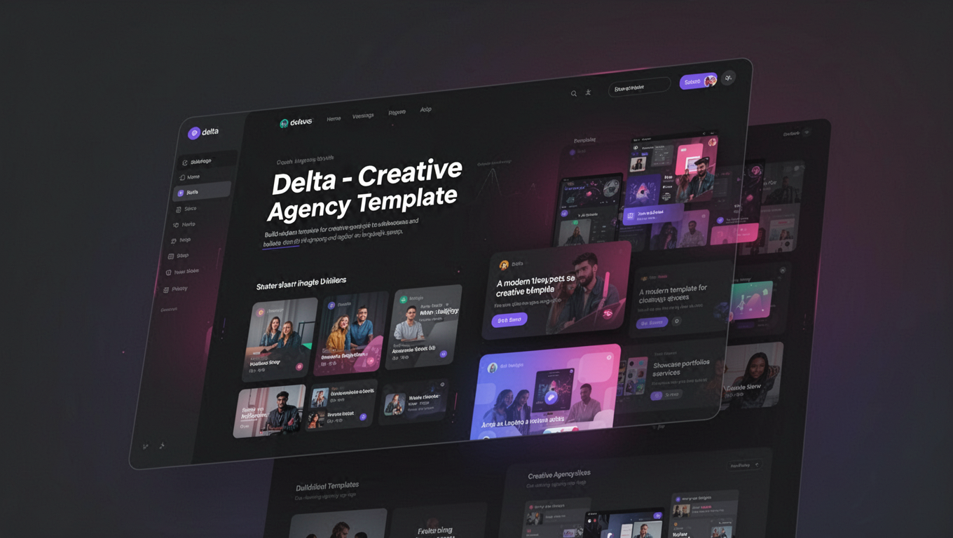 Preview of Delta - Creative Agency Template