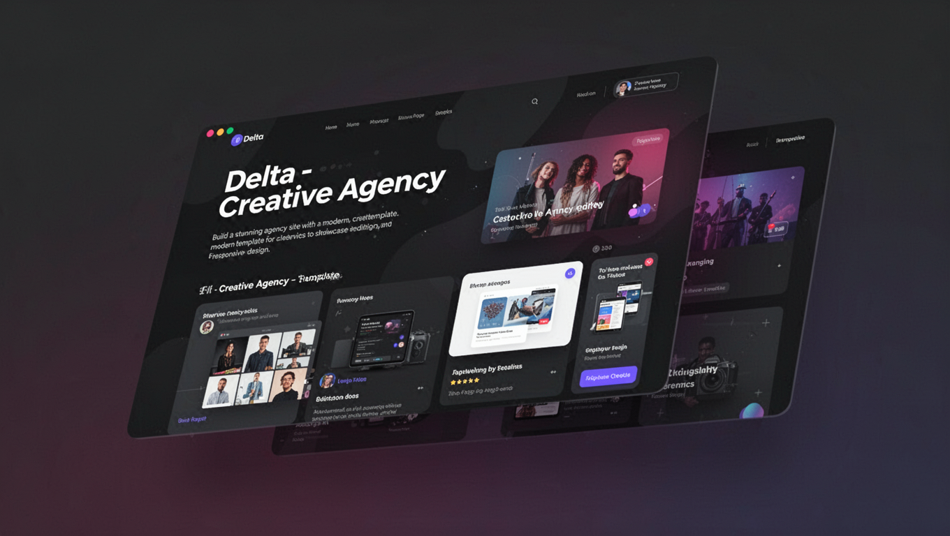 Preview of Delta - Creative Agency Template