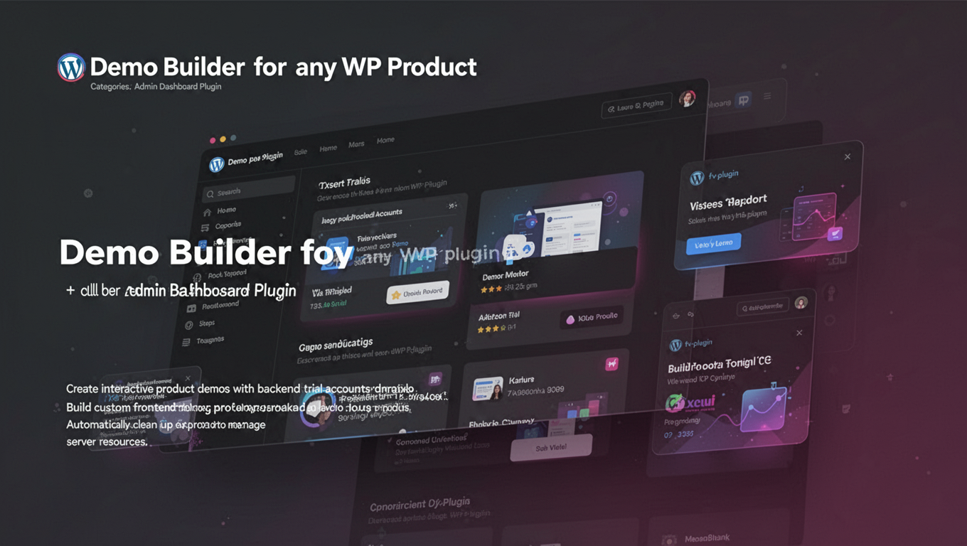Preview of Demo Builder for any WP Product