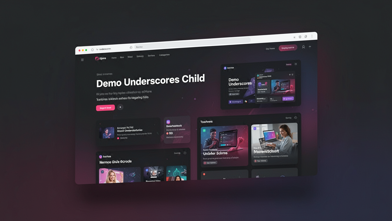 Preview of Demo Underscores Child