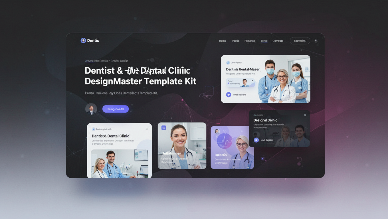 Preview of Dentis – Dentist & Dental Clinic DesignMaster Template Kit
