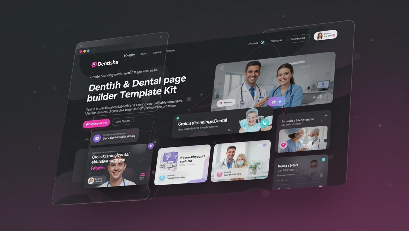 Preview of Dentisha - Dentish & Dental Elementor Template Kit