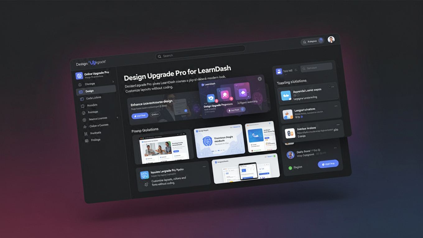 Preview of Design Upgrade Pro for LearnDash