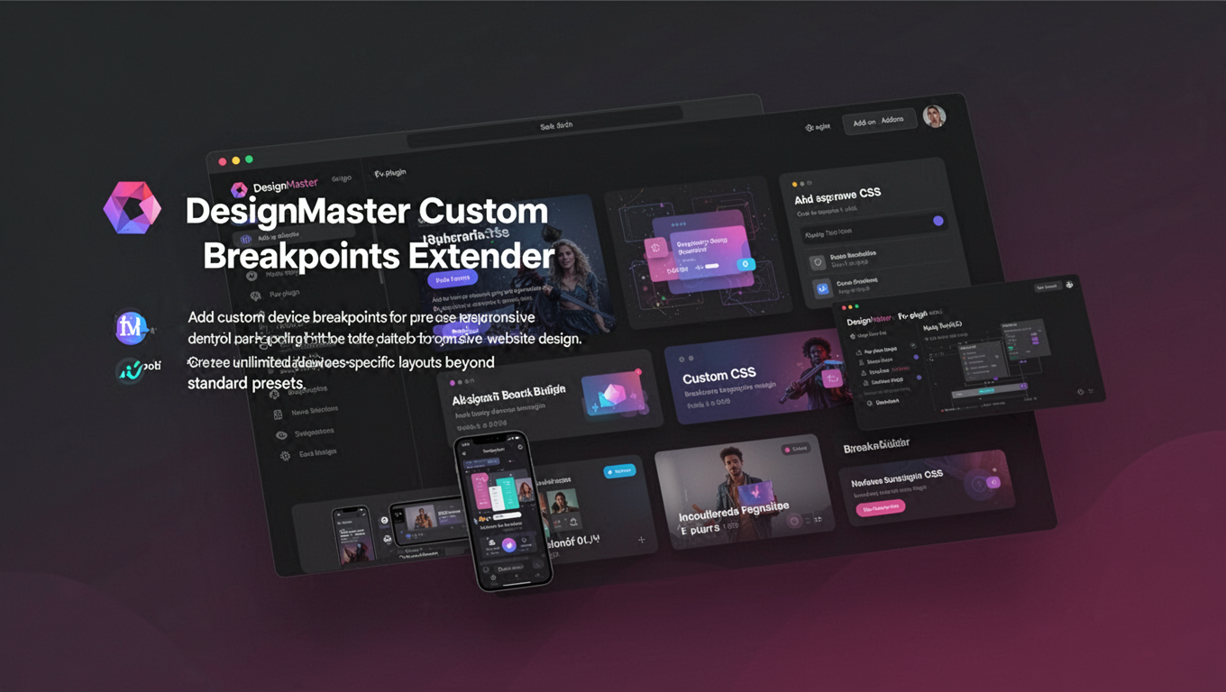 Preview of DesignMaster Custom Breakpoints Extender