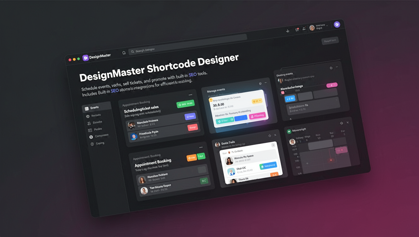 Preview of DesignMaster Shortcode Designer