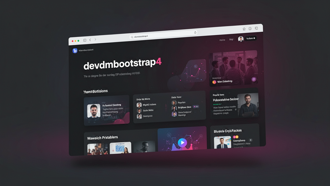 Preview of devdmbootstrap4