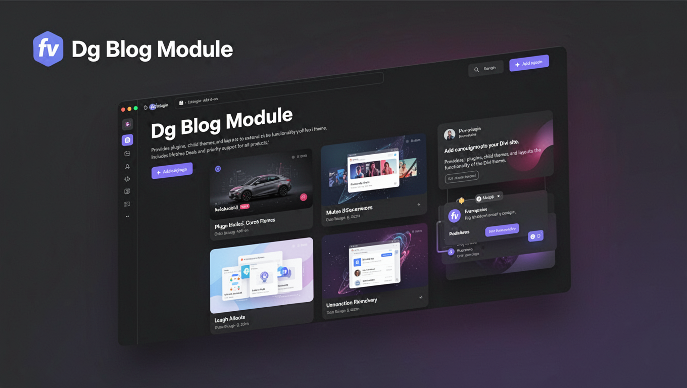 Preview of Dg Blog Module