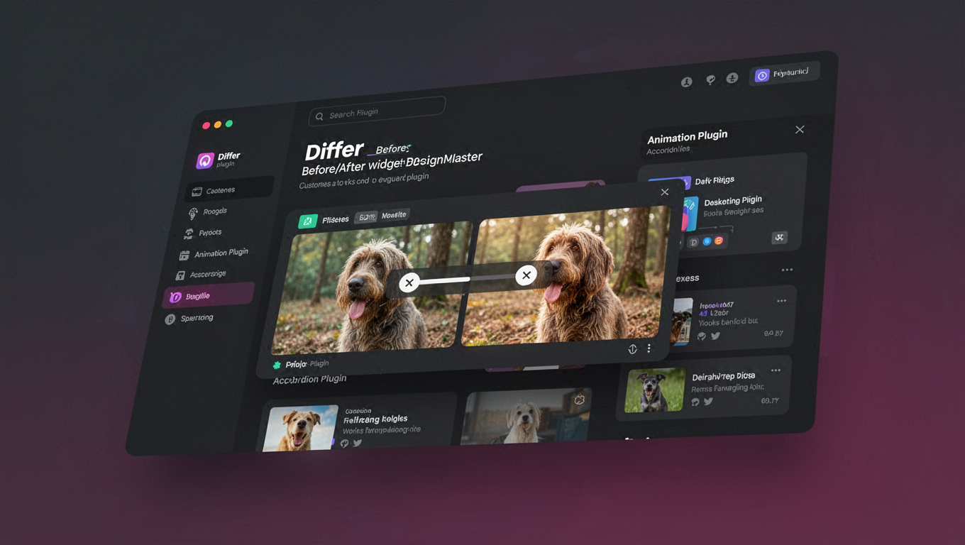 Preview of Differ - Before/After widget for DesignMaster