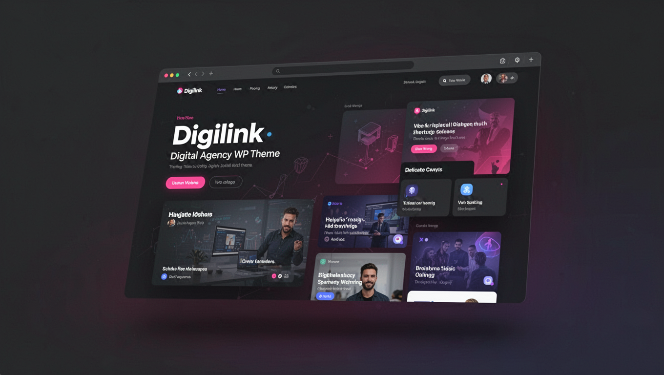 Preview of Digilink - Digital Agency WP Theme