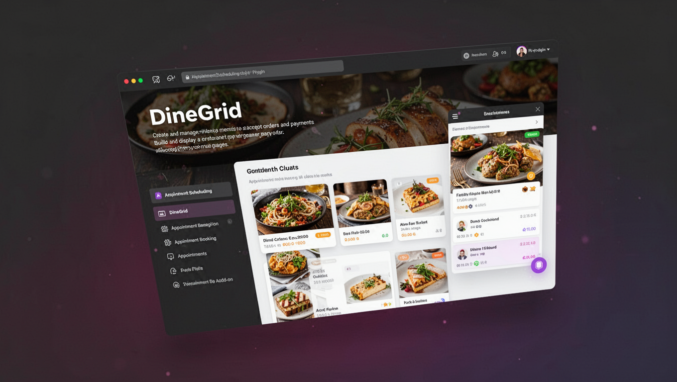 Preview of DineGrid