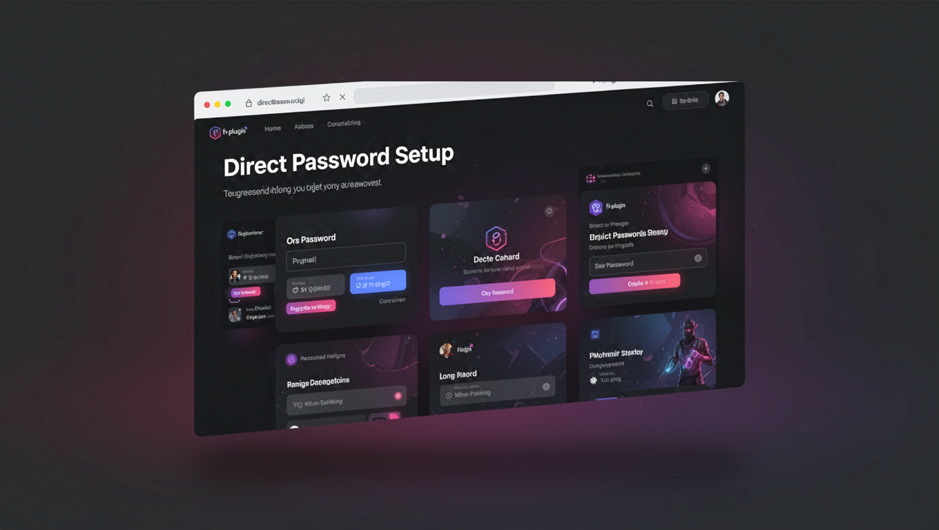 Preview of Direct Password Setup