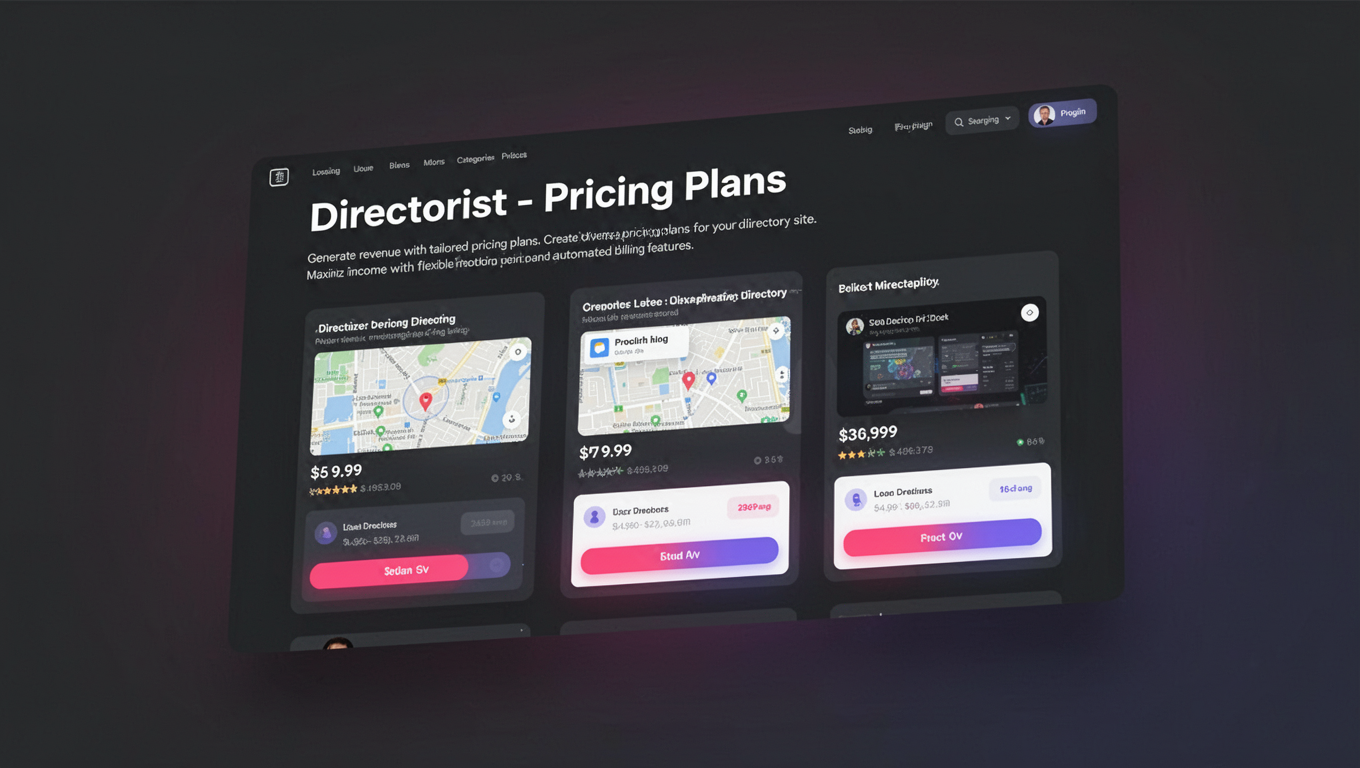 Preview of Directorist - Pricing Plans