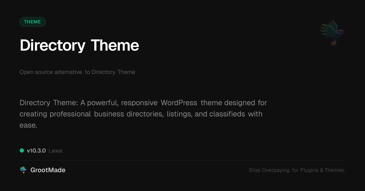Preview of Directory Theme