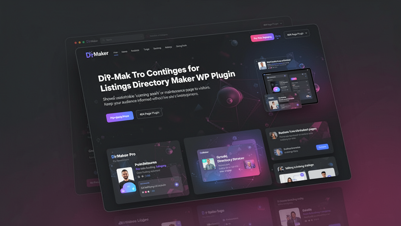 Preview of DirMaker Pro - Pro features for Listings Directory Maker WP Plugin