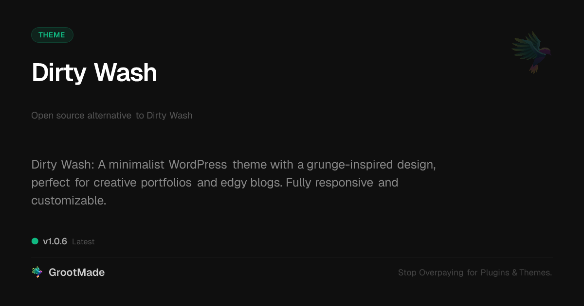 Preview of Dirty Wash
