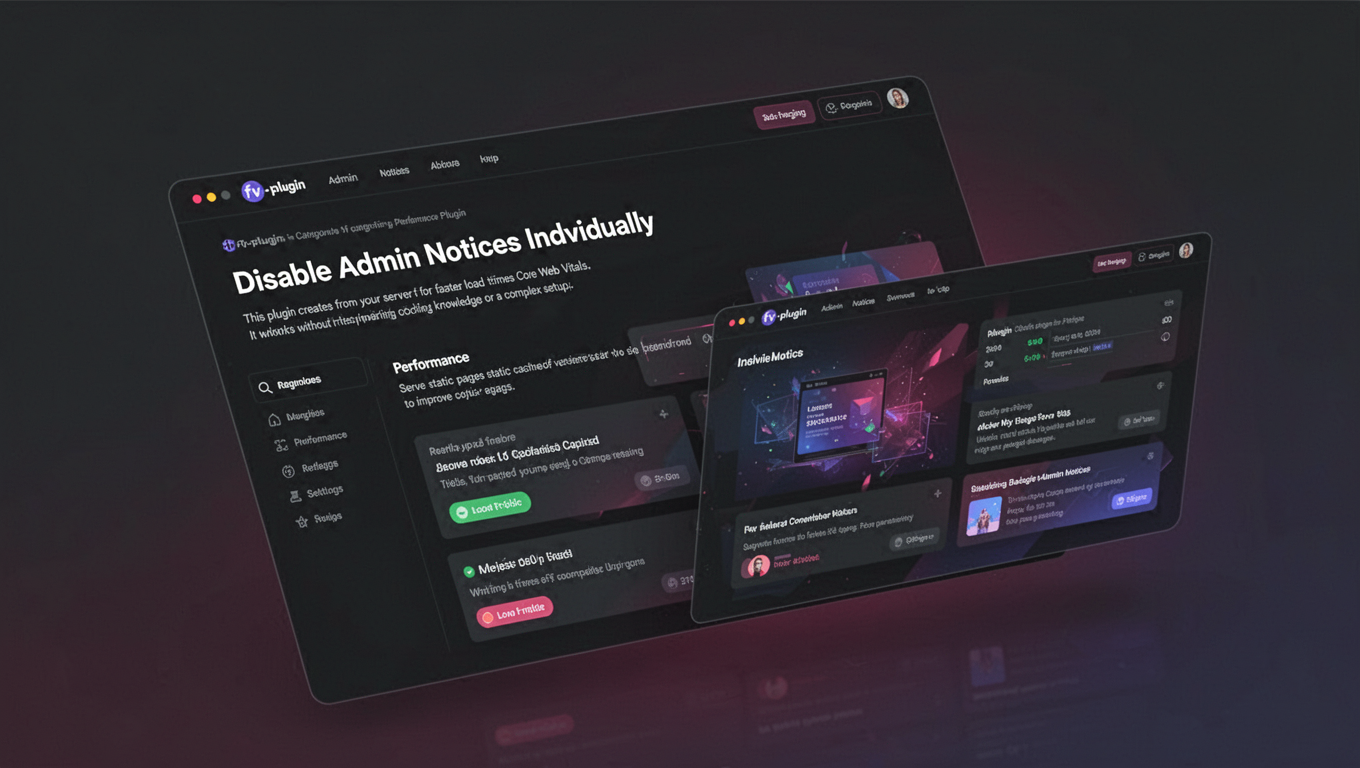Preview of Disable Admin Notices Individually