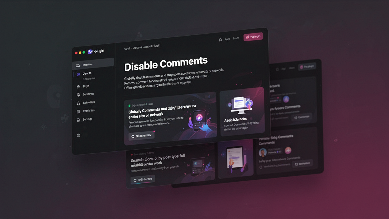 Preview of Disable Comments