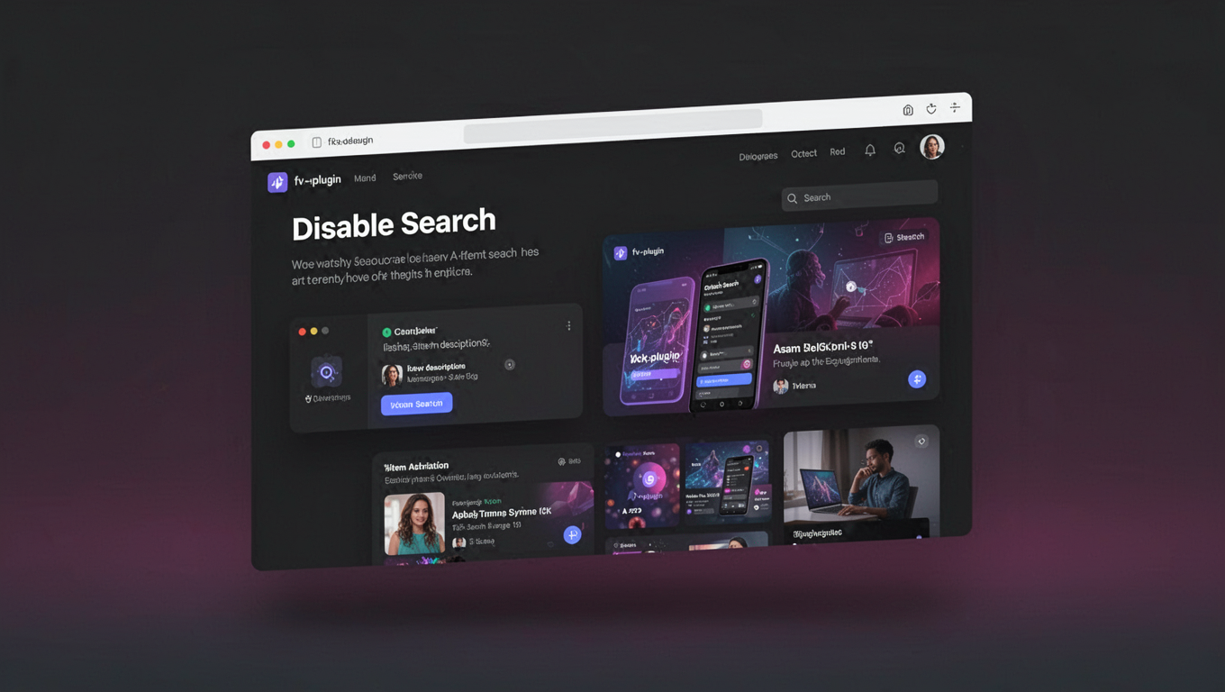 Preview of Disable Search